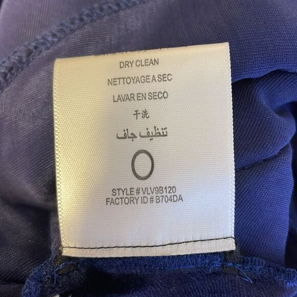 BCBGMAXAZRIA Blue Velvet Romper S - Picture 10 of 10